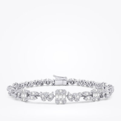 3.19 Karat Pırlanta Baget Kelepçe - 1