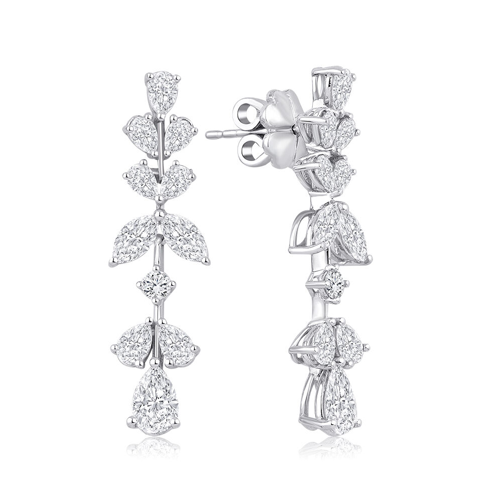 3.21 Karat Pırlanta Trend Küpe - Baroni Diamond