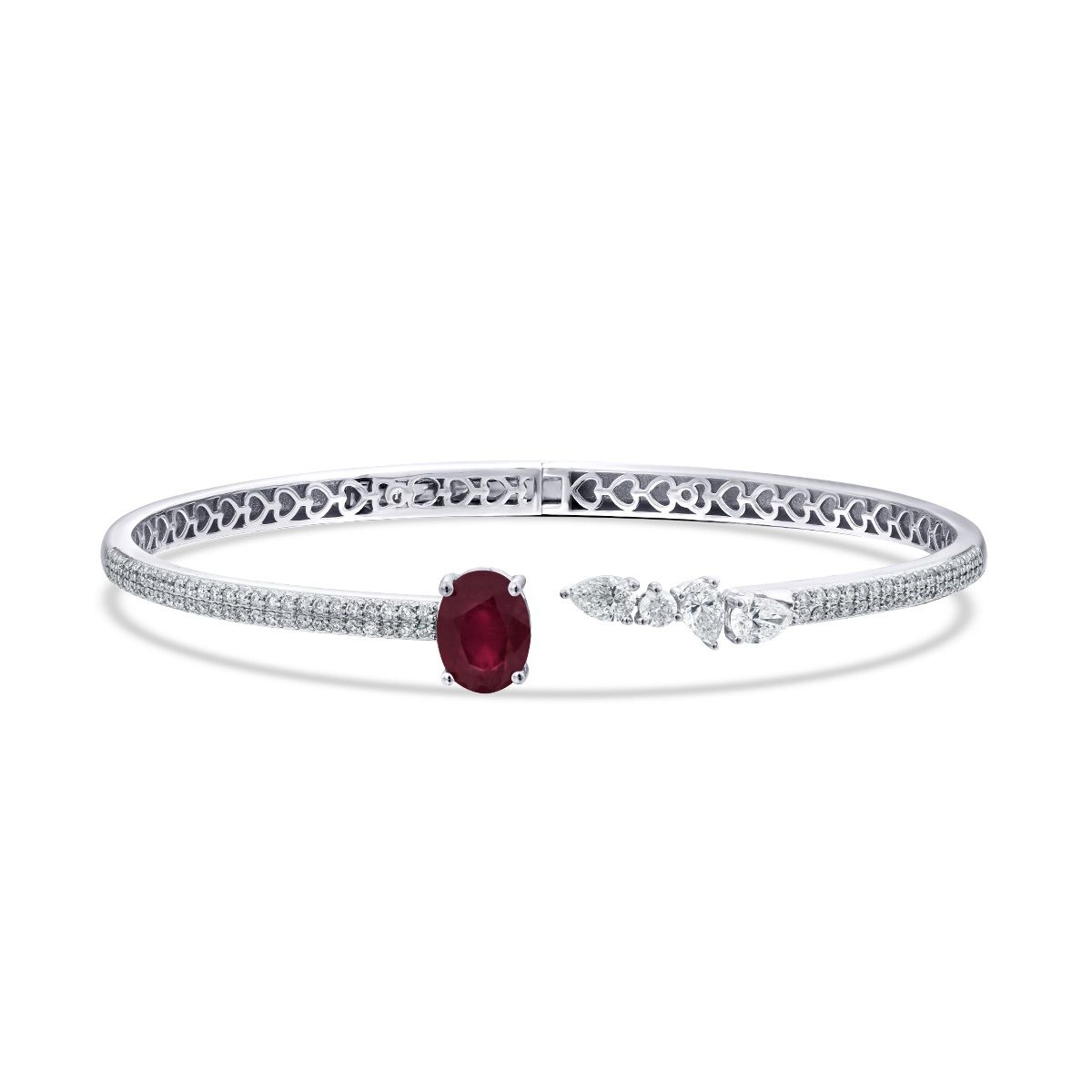 3.34 Karat Pırlanta Yakut Kelepçe - Baroni Diamond
