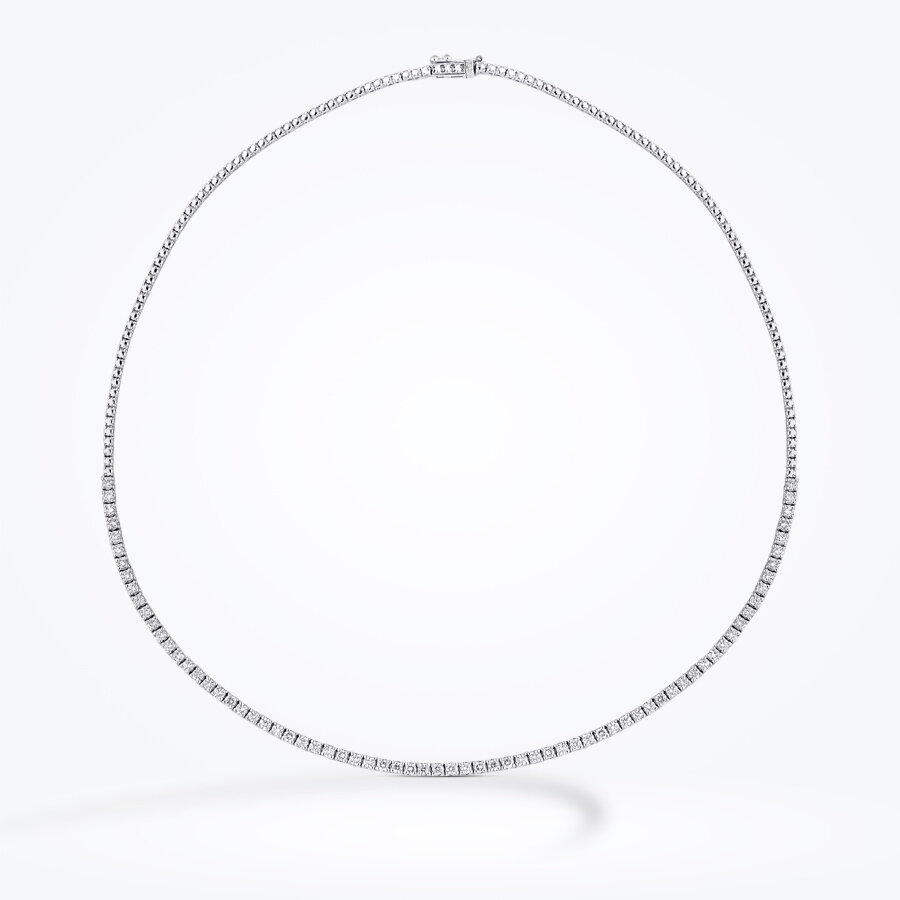 3.35 Karat Pırlanta Su Yolu Gerdanlık - Baroni Diamond