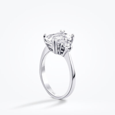 3.40 Karat Pırlanta Topaz Yüzük - Baroni Diamond (1)