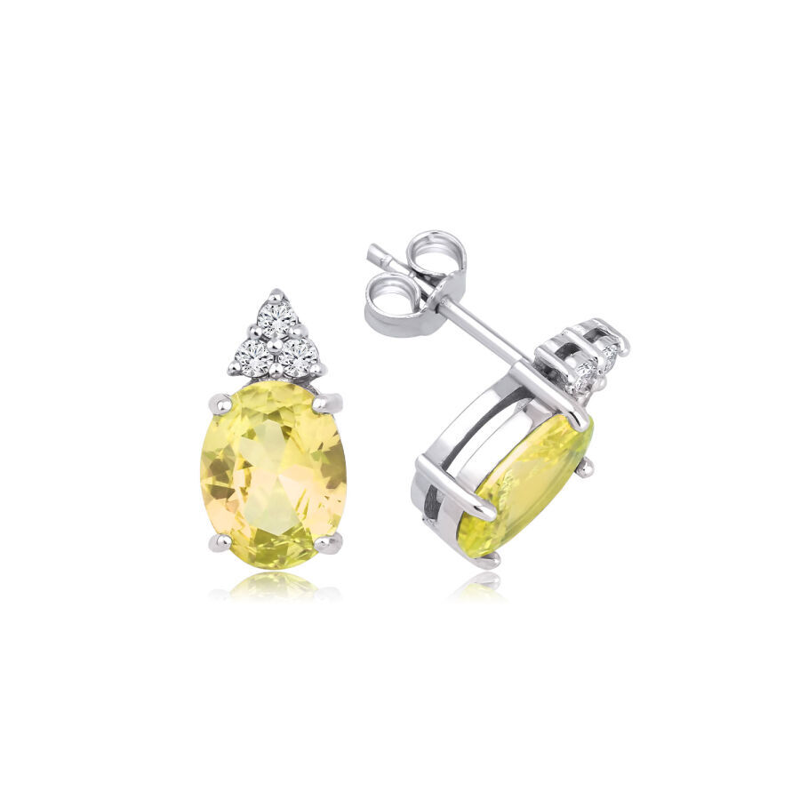 3.43 Karat Pırlanta Fancy Küpe - Baroni Diamond