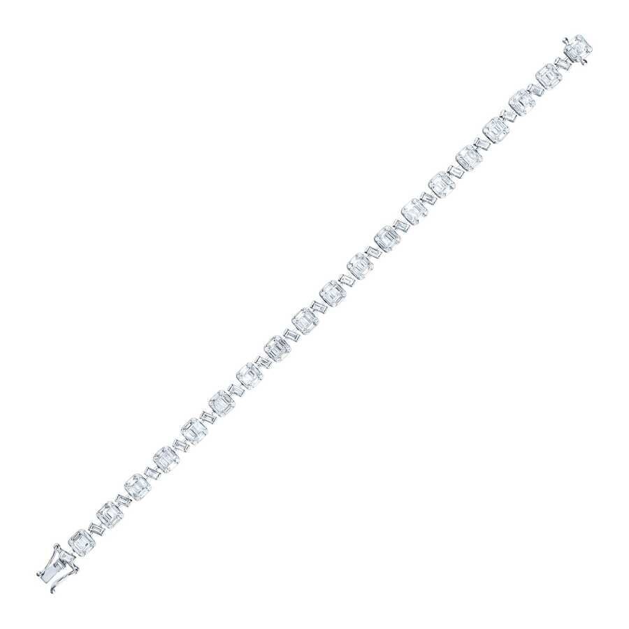 3.63 Karat Pırlanta Baget Bileklik - Baroni Diamond