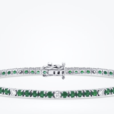 3.64 Karat Pırlanta Zümrüt Bileklik - Baroni Diamond (1)