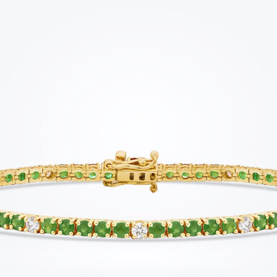 3.64 Karat Pırlanta Zümrüt Bileklik - Baroni Diamond (1)