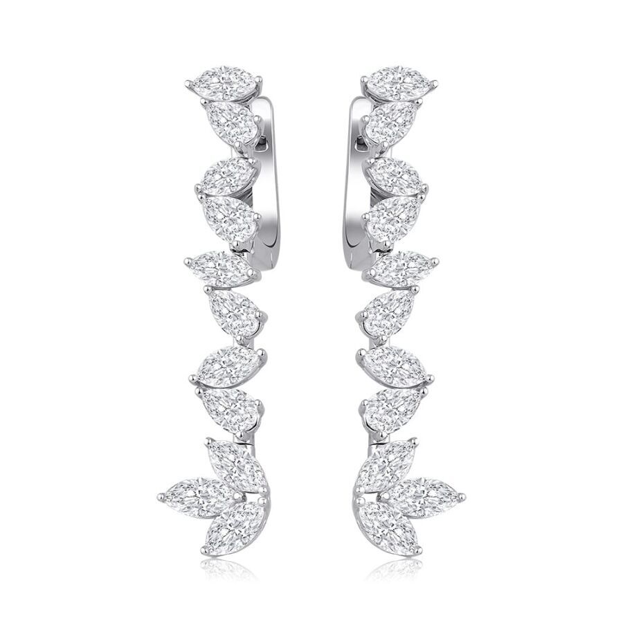 3.75 Karat Pırlanta Trend Küpe
