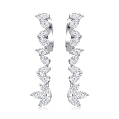 3.75 Karat Pırlanta Trend Küpe - Baroni Diamond