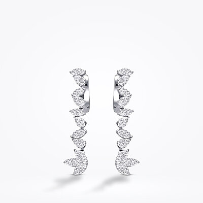 3.75 Karat Pırlanta Trend Küpe - Baroni Diamond