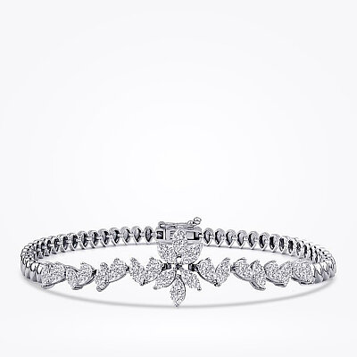 3.90 Karat Pırlanta Trend Bileklik - 1