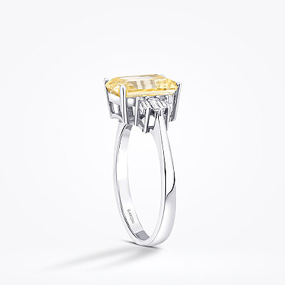 4.06 Karat Pırlanta Fancy Kare Yüzük - Baroni Diamond (1)
