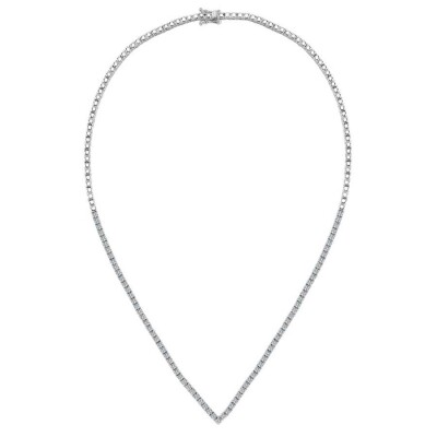 4.00 Karat Pırlanta Su Yolu Gerdanlık - 1