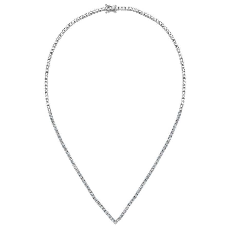 4.00 Karat Pırlanta Su Yolu Gerdanlık - Baroni Diamond
