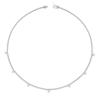 4.02 Karat Pırlanta Su Yolu Gerdanlık - Baroni Diamond