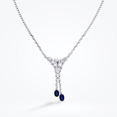 4.28 Karat Pırlanta Safir Gerdanlık - Baroni Diamond (1)