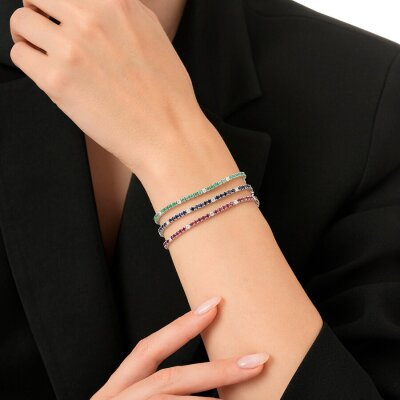 4.34 Karat Pırlanta Safir Bileklik - 4