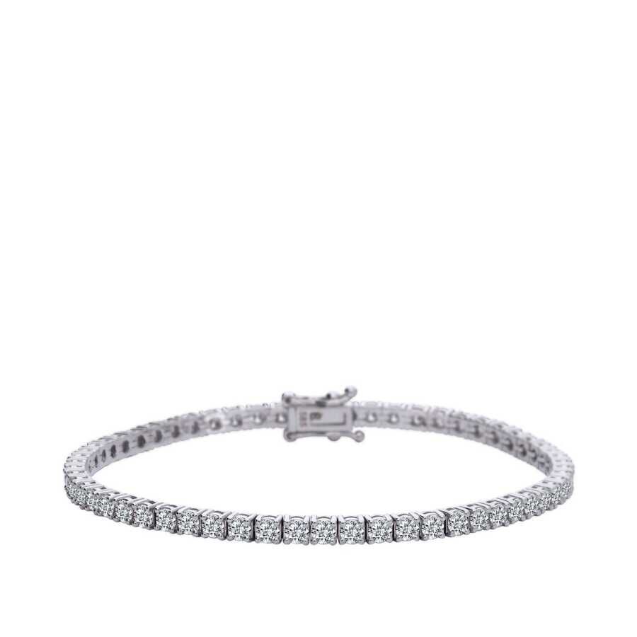 4.44 Karat Pırlanta Su Yolu Bileklik - Baroni Diamond