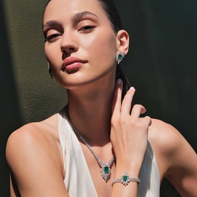 4.73 Karat Pırlanta Zümrüt Bileklik - 4