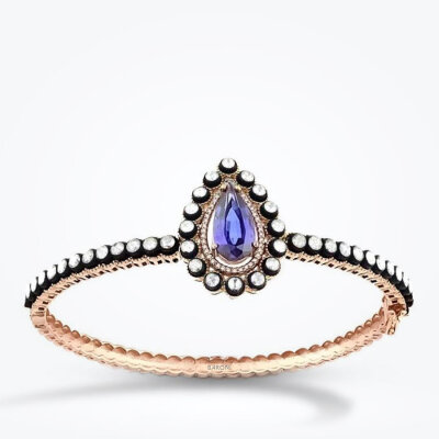 4.87 Karat Elmas Safir Bileklik 