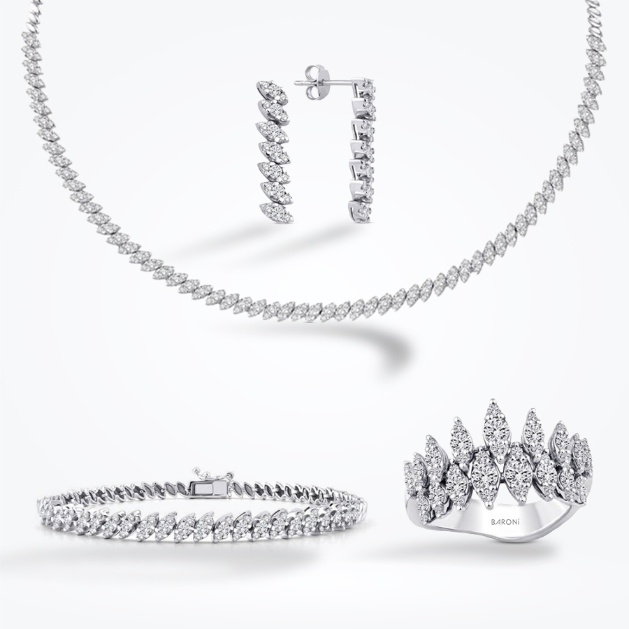 5.32 Karat Pırlanta Aurora Set - Baroni Diamond
