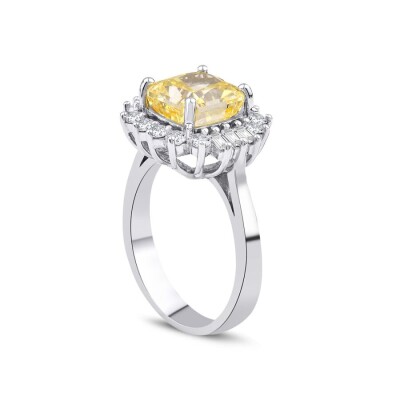 6.53 Karat Pırlanta Renkli Taşlı Yüzük - Baroni Diamond (1)