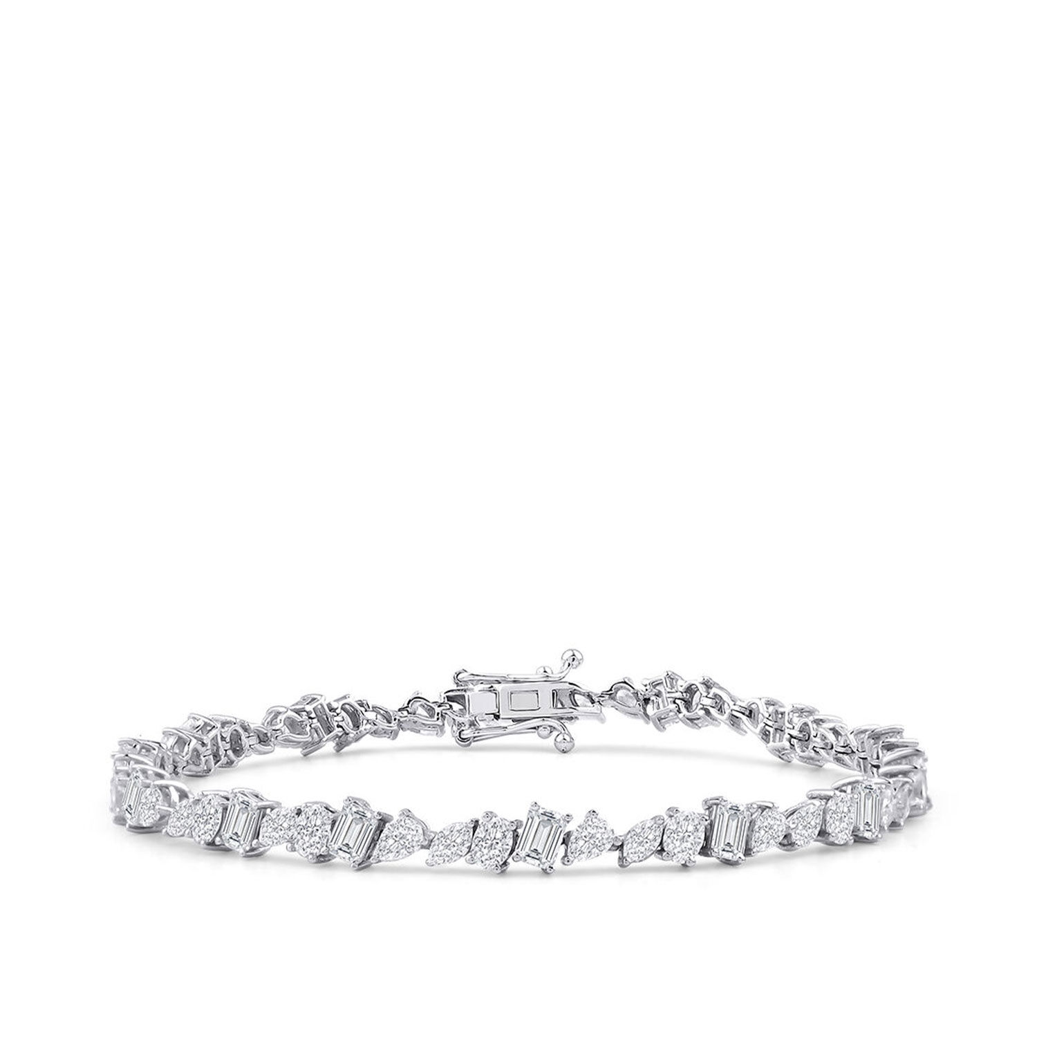 7.10 Karat Pırlanta Baget Bileklik - Baroni Diamond