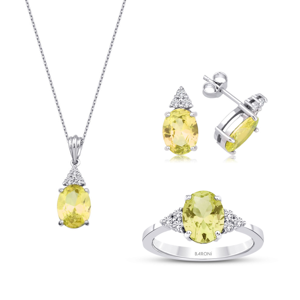 7.88 Karat Pırlanta Fancy Taşlı Set