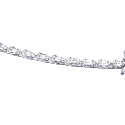 9.71 Karat Pırlanta Safir Gerdanlık - 3