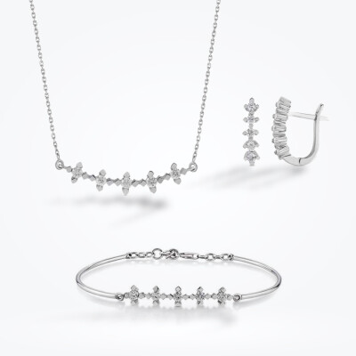 1.04 Karat Pırlanta Beştaş Set