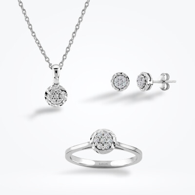 0.53 Karat Pırlanta Trend Set - 1