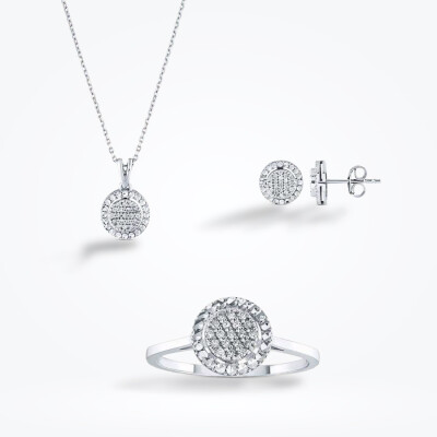 0.35 Karat Pırlanta Mini Set - 1
