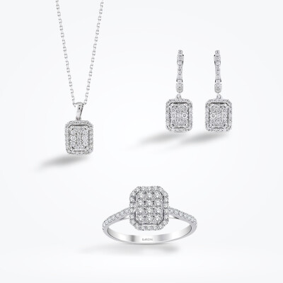 1.32 Karat Pırlanta Mini Set - 1