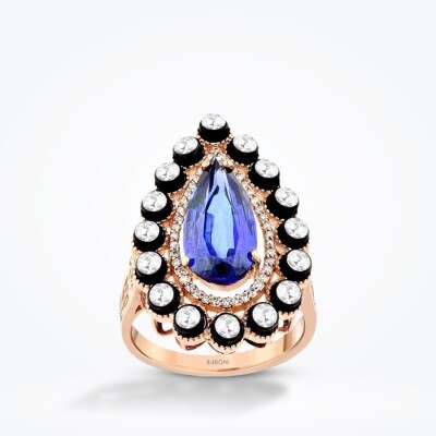 18.53 Karat Pırlanta Elmas Safir Set - 2