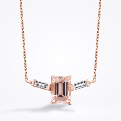 2.65 Karat Pırlanta Morganit Set - 2