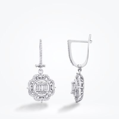 2.13 Karat Pırlanta Baget Set - 3