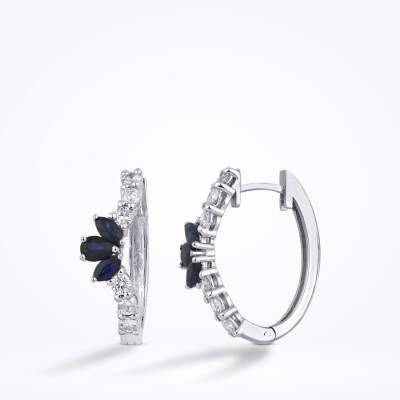 2.86 Karat Pırlanta Safir Set - 4