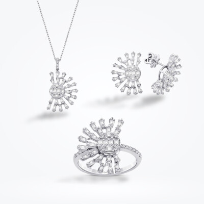 2.97 Karat Pırlanta Baget Set 