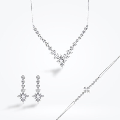 Altın Markiz Taşlı Set