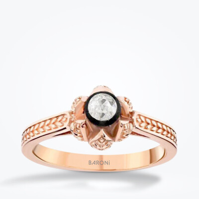 0.54 Karat Elmas Tektaş Set - 2