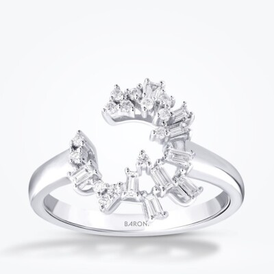 1.28 Karat Pırlanta Baget Trend Set - 3