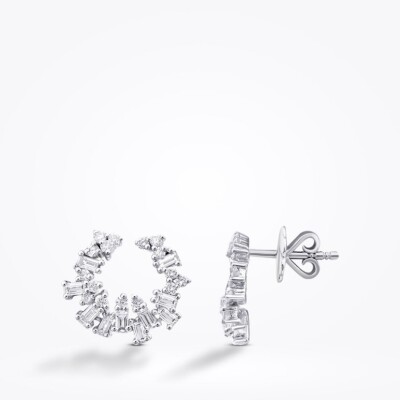 1.28 Karat Pırlanta Baget Trend Set - 4