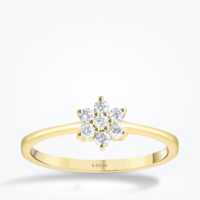 0.97 Karat Pırlanta Çiçek Set - 2