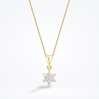 0.97 Karat Pırlanta Çiçek Set - 3