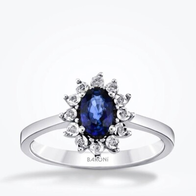 2.29 Karat Pırlanta Safir Set - 2