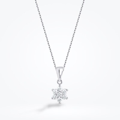0.97 Karat Pırlanta Çiçek Set - 3