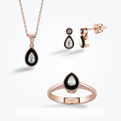 0.37 Karat Elmas Damla Set