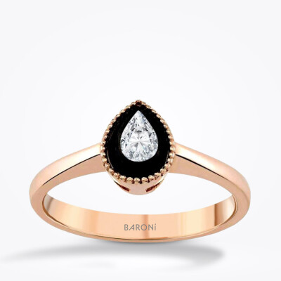 0.37 Karat Elmas Damla Set - 2