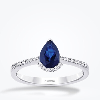 3.65 Karat Pırlanta Safir Set - 2
