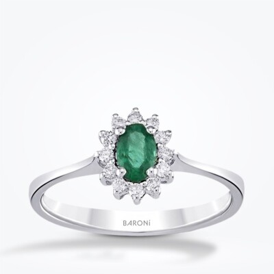 2.35 Karat Pırlanta Zümrüt Set - 2