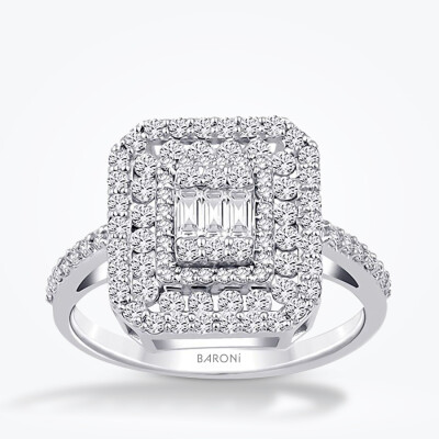 2.83 Karat Pırlanta Baget Set - 2