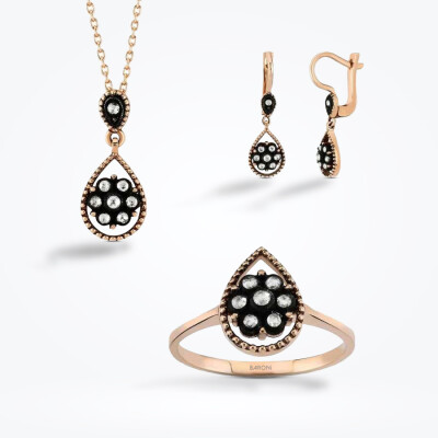 0.36 Karat Elmas Gül Set